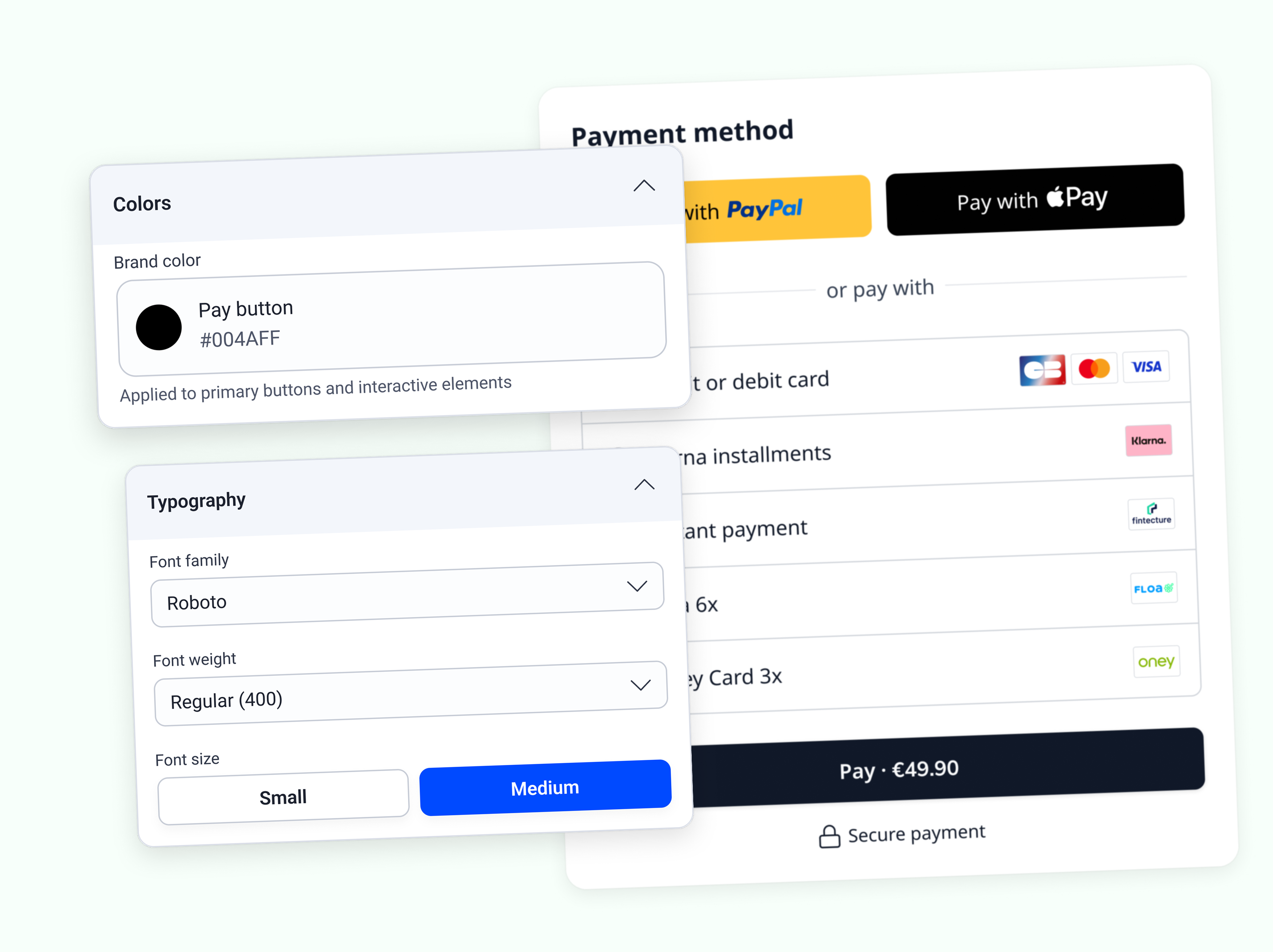 Drop-in Checkout header